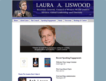 Tablet Screenshot of lauraliswood.com
